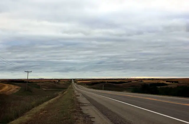 Highway 14 through the Bear Hills